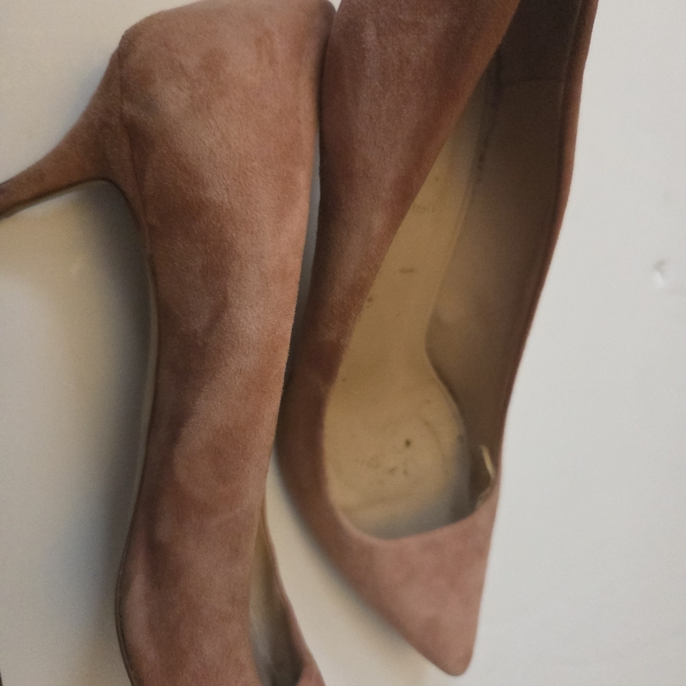 J. Crew Vintage Suede Low Pumps - Blush
